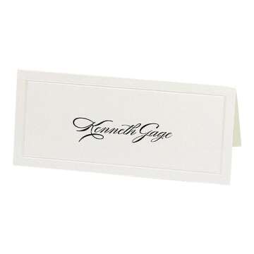Gartner Ivory Pearl Place Cards - Elegant Wedding Necessity