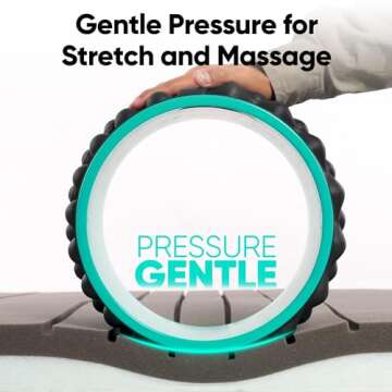 Ergonomic FitBeast Back Roller for Pain Relief and Flexibility