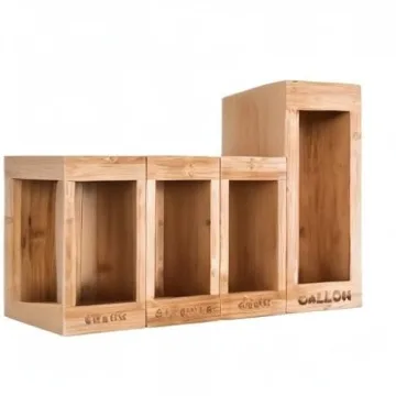 Premium Bamboo Food Storage Bag Organizers - Efficient & Versatile