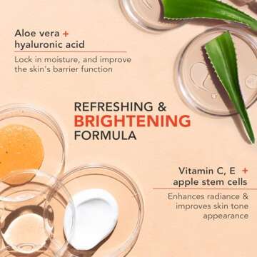 Beauty by Earth Vitamin C Face Cream - USA Made with Organic & Natural Ingredients, Skin Brightening Cream for Face, Discoloration Correcting & Anti Aging Moisturizer for Face with Antioxidants