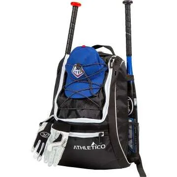 Athletico Baseball Bat Bag for Easy Equipment Carrying