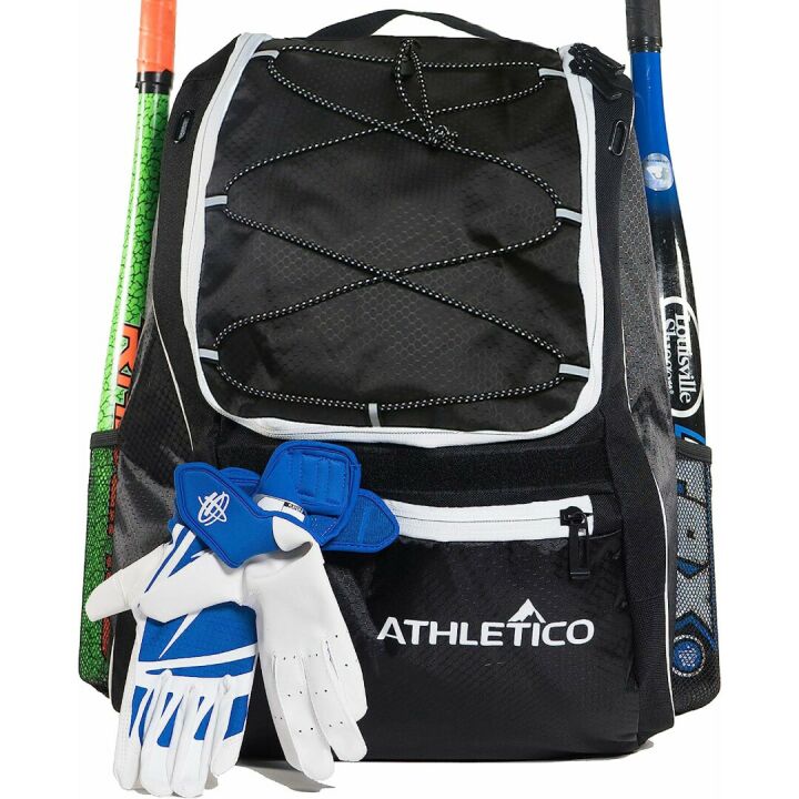 Athletico Baseball Bat Bag for Easy Equipment Carrying