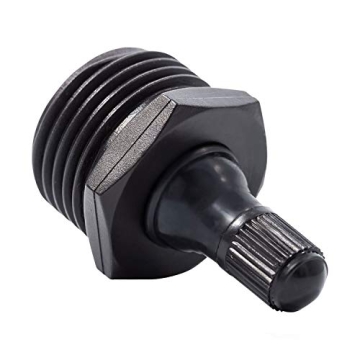 Durable Camco Black Blow Out Plug for RV Winterizing