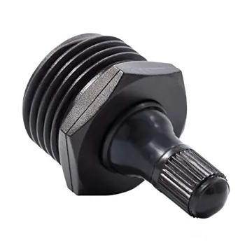 Durable Camco Black Blow Out Plug for RV Winterizing