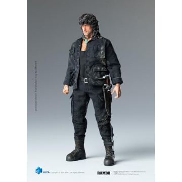Hiya Toys Rambo First Blood III 1:12 Scale Action Figure