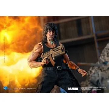 Hiya Toys Rambo First Blood III 1:12 Scale Action Figure