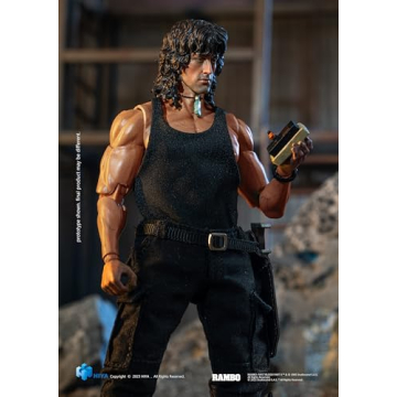 Hiya Toys Rambo First Blood III 1:12 Scale Action Figure
