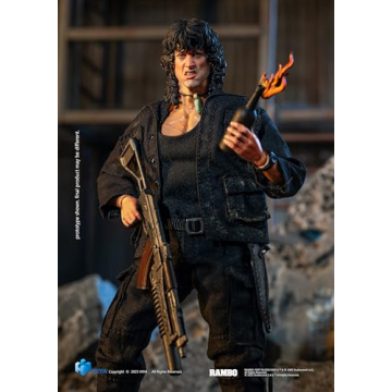 Hiya Toys Rambo First Blood III 1:12 Scale Action Figure
