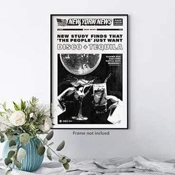 Vintage Music Aesthetics Poster 16x24 Creative Wall Art