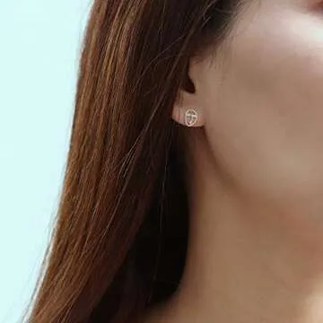 Boma Jewelry Sterling Silver Picasso Artist Face Stud Earrings