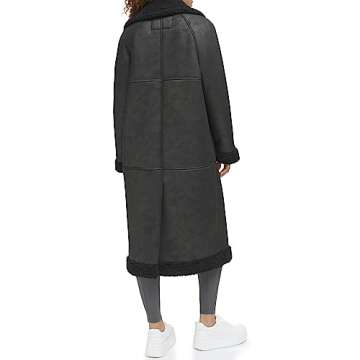 Levi's Women's Faux Shearling Long Coat for Ultimate Style