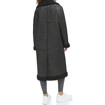 Levi's Women's Faux Shearling Long Coat for Ultimate Style