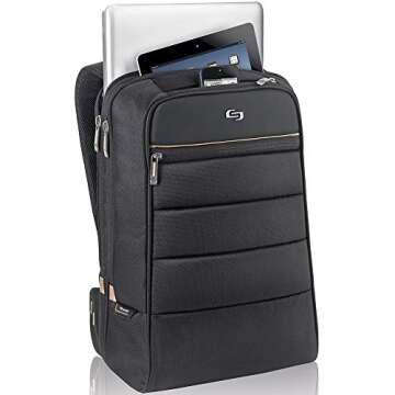 Solo New York Transit Laptop Backpack, Black