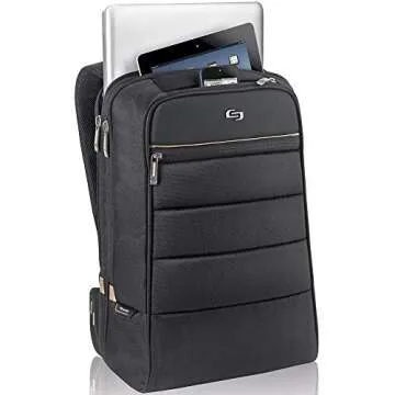 Solo New York Transit Laptop Backpack, Black