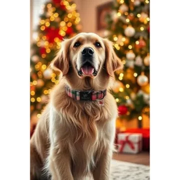 UP URARA PUP Christmas Dog Collar for Festive Dogs