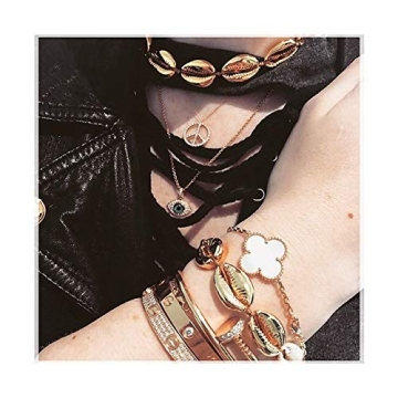 KELITCH Gold Friendship Bracelets Adjustable Beach Jewelry