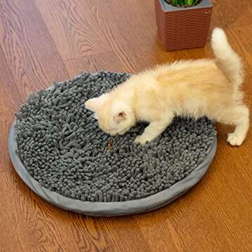 HlinZoom Snuffle Mat for Interactive Dog Play and Foraging