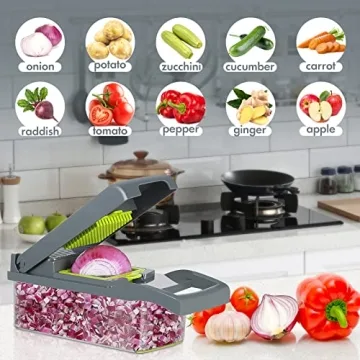 Professional Mandoline Slicer Vegetable Chopper for Efficient Cooking