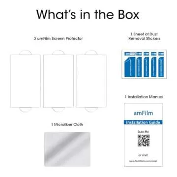 amFilm Glass Screen Protector for Nintendo Switch OLED 2021