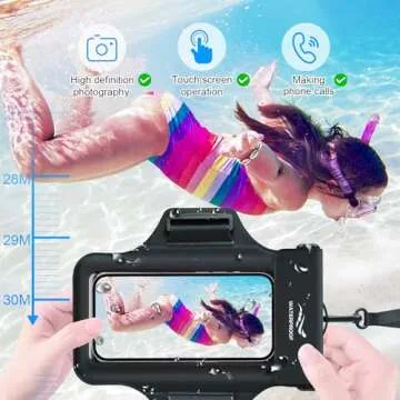 Floating Waterproof Phone Pouch for iPhone and Samsung