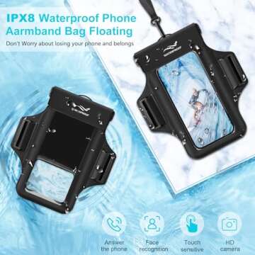 Floating Waterproof Phone Pouch for iPhone and Samsung