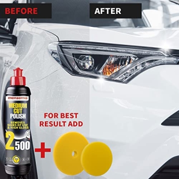 Menzerna Medium Cut Polish 2500 for Scratch Repair & Glossy Finish