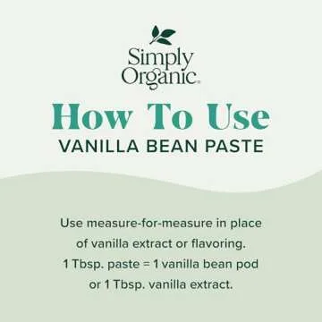 Simply Organic Vanilla Bean Paste, Organic, 2 Fluid Ounce