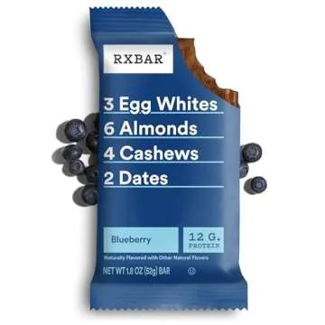 RXBAR Blueberry Protein Bars, Protein-Rich Snack - 22Oz Box