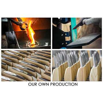 BeaverCraft Wood Carving Knife C15 1.5" Wood Whittling Knife for Details Wood Carving Knives - Chip Carving Knife Woodworking Wood Carving Tools for Beginners and Kids Whittling Tools