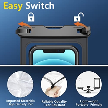 Temdan Waterproof Phone Pouch - Protect Your Device in Water