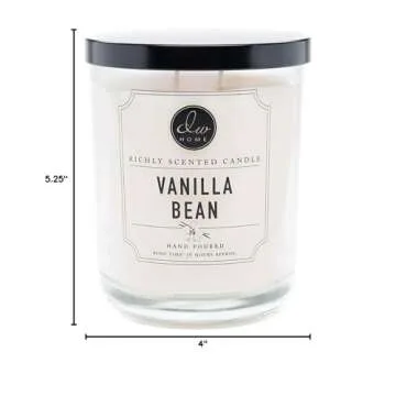 DW Home, Large Double Wick Candle, Vanilla Bean