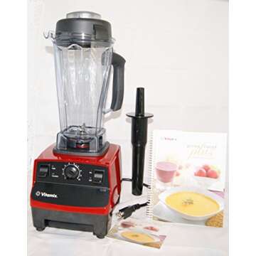 Vitamix 5200 Series Blender 64 Oz, RED 7 Yr Warranty
