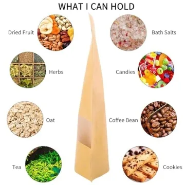 Moretoes 72pcs Resealable Candy Bags - Ideal for Gifting