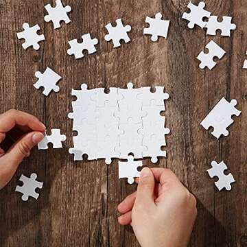 Sumind Sublimation Blank Jigsaw Puzzles for DIY Projects