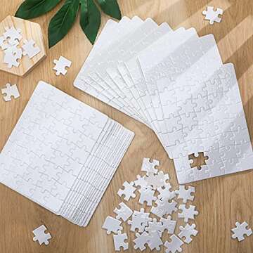 Sumind Sublimation Blank Jigsaw Puzzles for DIY Projects