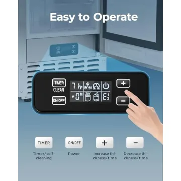 EUHOMY Commercial Nugget Ice Maker for Home & Business