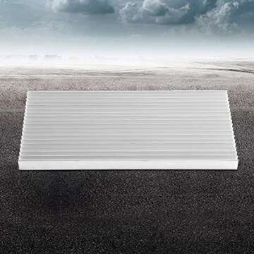 Aluminum Heat Sink Heatsink Module Cooler Fin for High Power Amplifier Transistor Semiconductor Devices with Dense 19 pcs Fins 11.8"(L) x 5.51"(W) x 0.79"(H) / 300 mm (L) x 140 mm (W) x 20 mm (H)