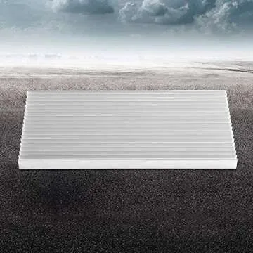 Aluminum Heat Sink Heatsink Module Cooler Fin for High Power Amplifier Transistor Semiconductor Devices with Dense 19 pcs Fins 11.8"(L) x 5.51"(W) x 0.79"(H) / 300 mm (L) x 140 mm (W) x 20 mm (H)