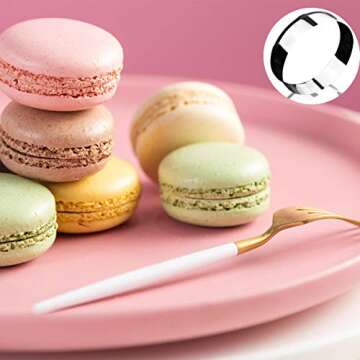 Versatile 12 Piece Round Cookie Cutters Set - Stainless Steel Baking Molds