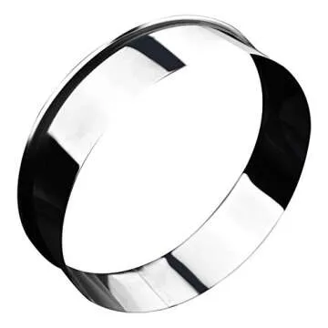 12 Piece Stainless Steel Round Cookie Cutters Set