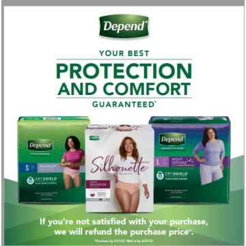 Depend Night Defense Women's Incontinence Underwear - Blush