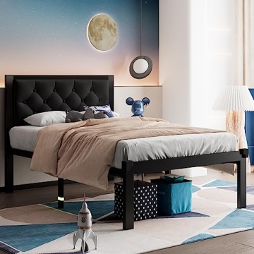 Feonase Twin Metal Bed Frame - Stylish & Durable Design