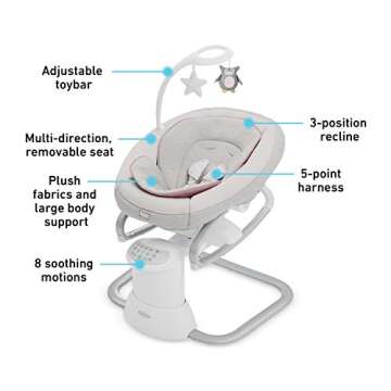 Graco Soothe My Way Swing with Removable Rocker, Molly