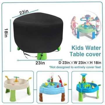 QUYCIFYUS Kids Water Table Cover – Heavy Duty Outdoor Protection