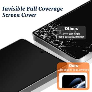 2 Pack Matte Privacy Screen Protector for Samsung Galaxy S24/S25,9H Tempered Glass,Anti-Glare,Anti-Spy,Anti-Scratch, Smooth and Responsive Absolute Fingerprint Compatibility Touch Screen HD Clear