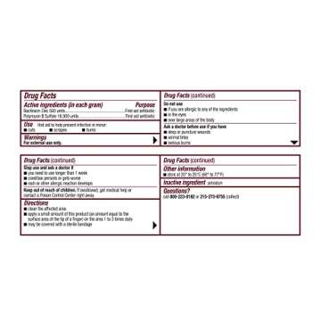 Polysporin First Aid Antibiotic Ointment -1 oz, Pack of 4