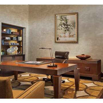 Farmhouse Kitchen Canvas Wall Art Vintage Country Neutral Rustic Muted Flower and Lemon Still Life Painting Picture Wall Decor Poster Print Artwork for Farm Dining Room Home Decoration Unframed Unframed