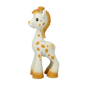 Nuby Jackie The Giraffe Teething Toy - Natural Rubber Fun