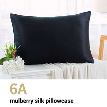 ZIMASILK 100% Pure Mulberry Silk Pillowcase for Optimal Sleep & Beauty