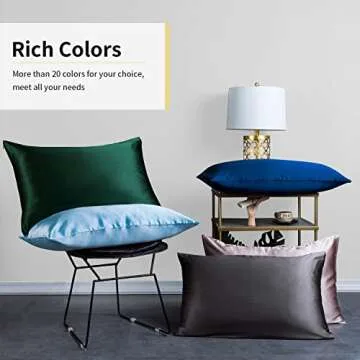 ZIMASILK 100% Mulberry Silk Pillowcase for Hair and Skin